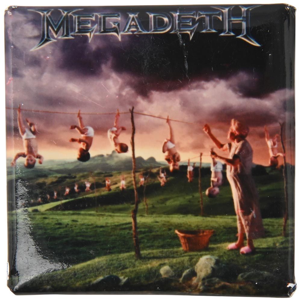 MEGADETH メガデス (デビュー 40周年 ) - YOUTHANASIA PIN / バッジ - PGS